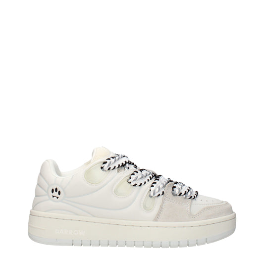Baskets basses en cuir blanc Barrow