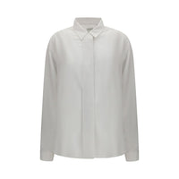Calvin Klein White Silk Dress Shirt
