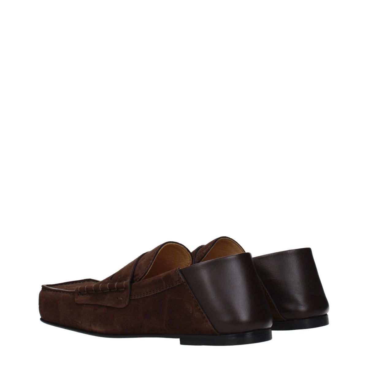 Mocasines sin cordones Jacquemus de cuero marrón