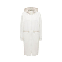 Herno White Cotton Coat