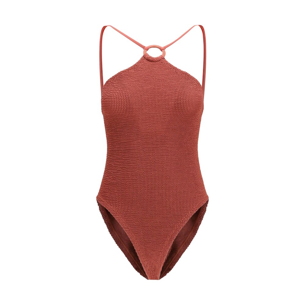 Costume intero Hunza G rosso in poliammide