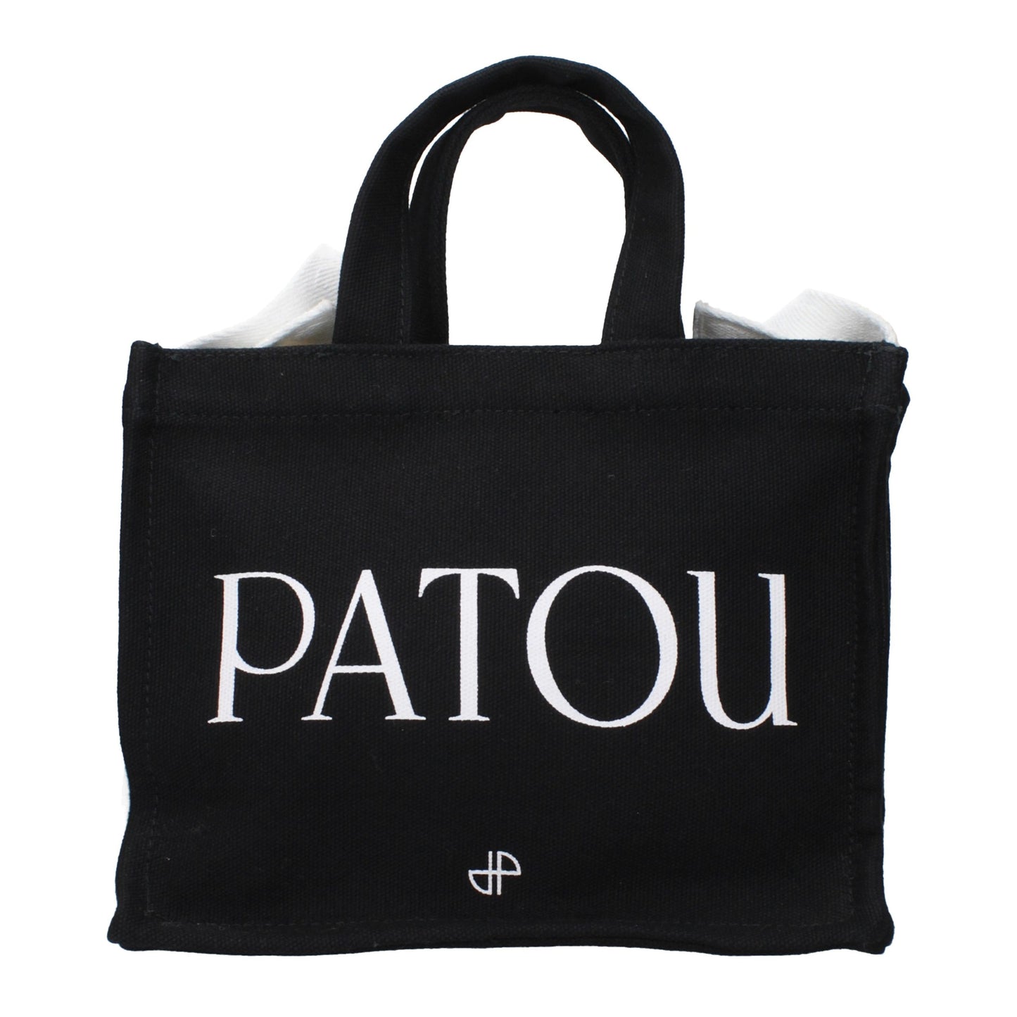 Patou Black Cotton Handbag