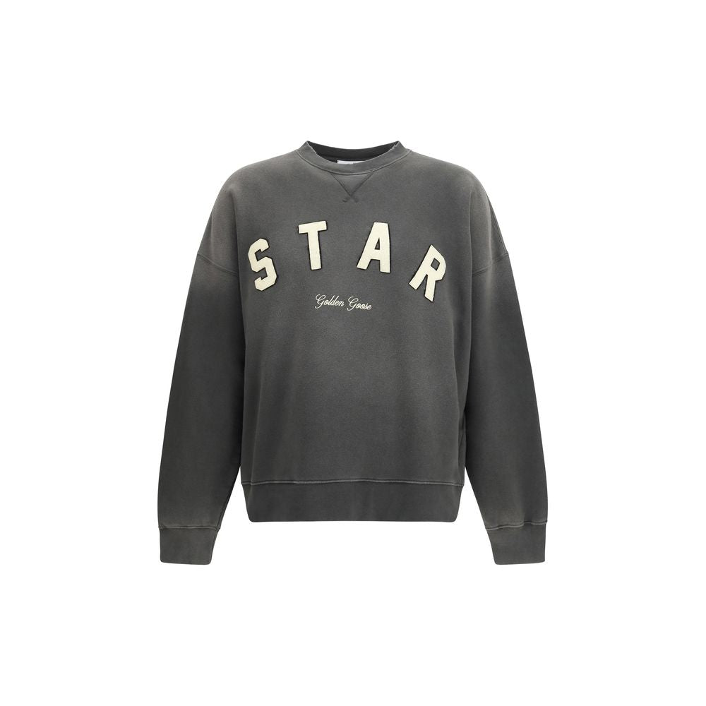 Felpa Golden Goose in cotone grigio