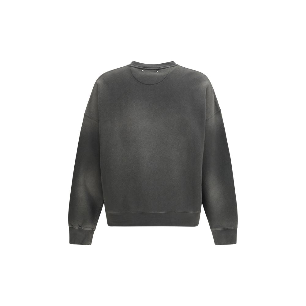 Felpa Golden Goose in cotone grigio