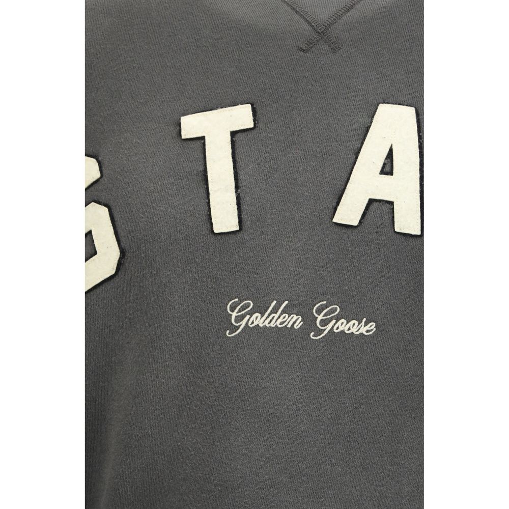 Felpa Golden Goose in cotone grigio
