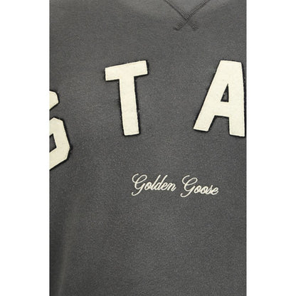 Felpa Golden Goose in cotone grigio