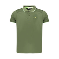 Lotto Green Polyester Men's Polo Shirt