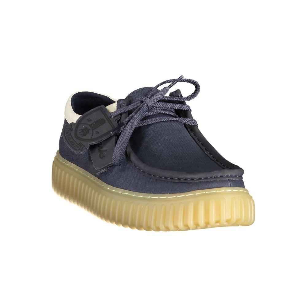 Zapato de tela azul para hombre Clarks