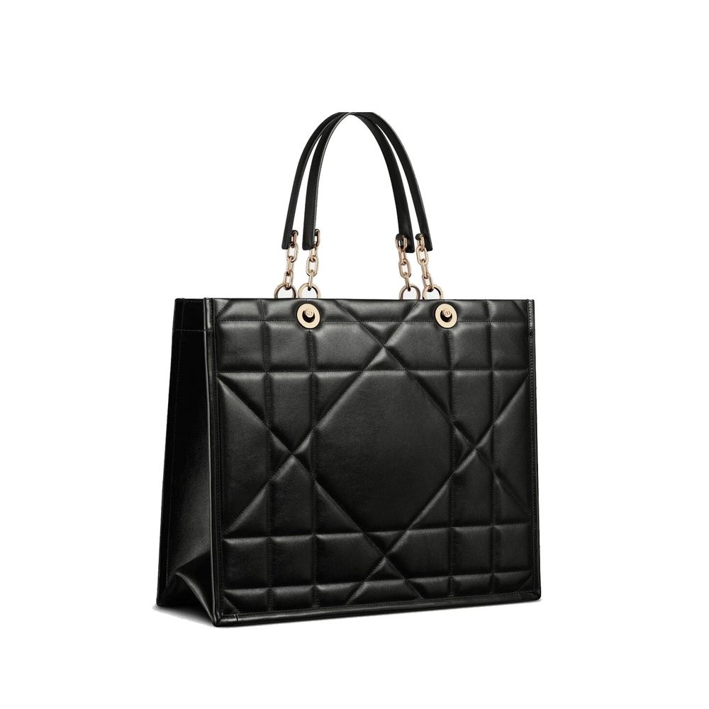 Dior Svart Tote Bag i Läder