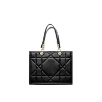 Dior Black Leather Tote Bag