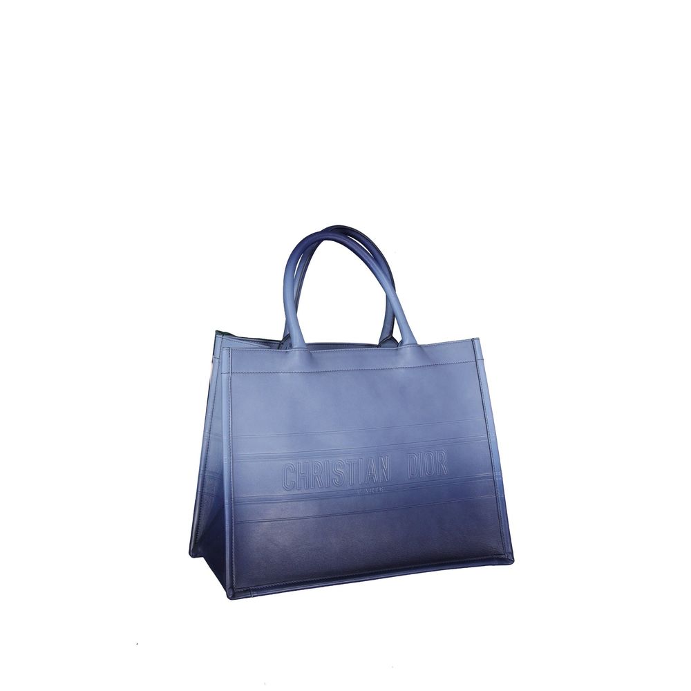 Dior Shopper Tas van Blauw Kalfsleer