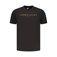 Tommy Hilfiger Black Cotton Men's T-Shirt