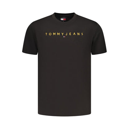 Tommy Hilfiger Black Cotton Men's T-Shirt