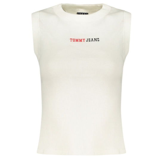 Canotta da donna in cotone bianco Tommy Hilfiger