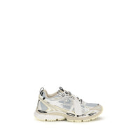 Off-White Polyethylene Athletic Sneakers