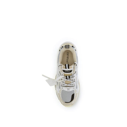 Off-White Polyethylene Athletic Sneakers