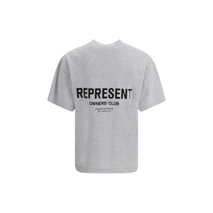Represent Gray Cotton T-Shirt