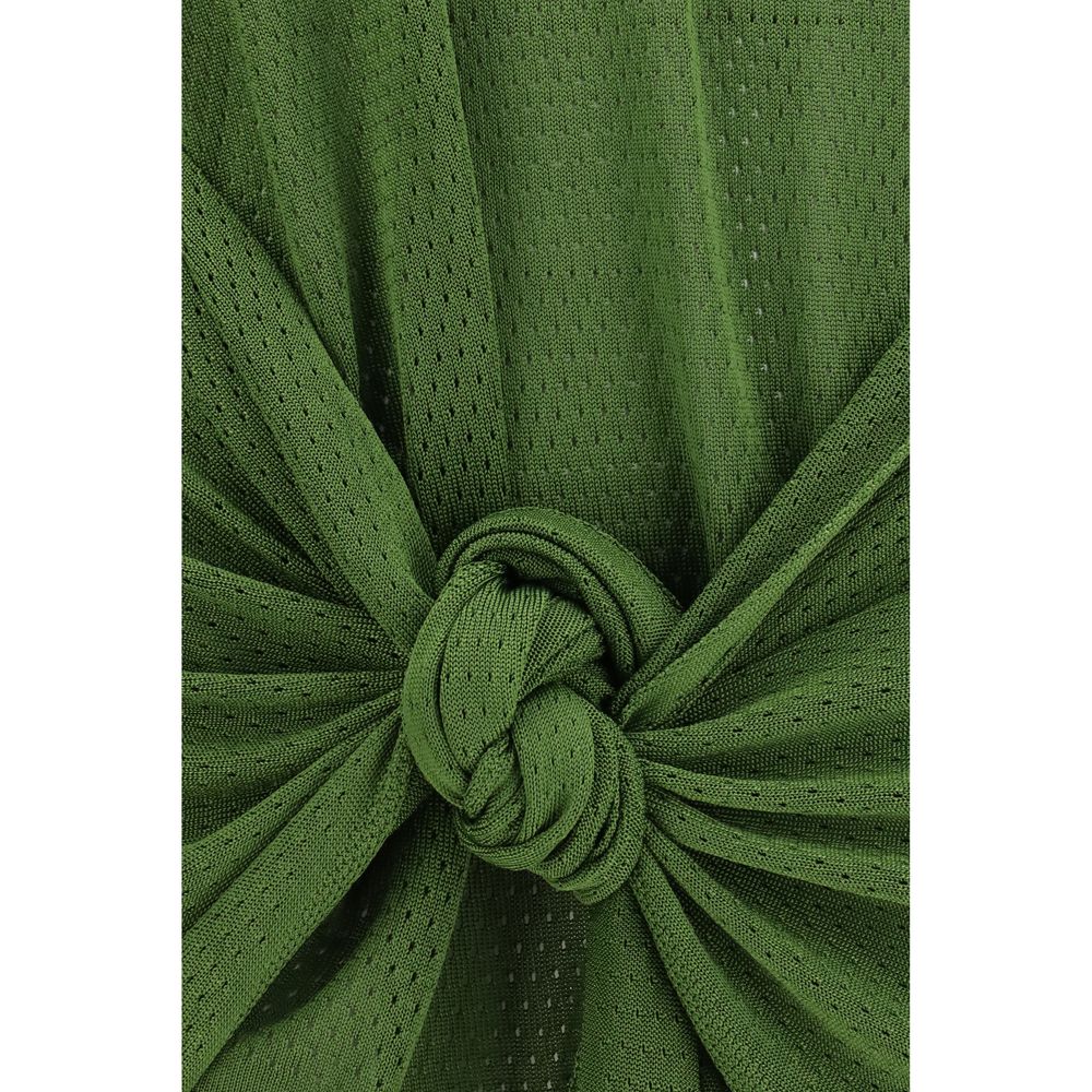 Attico Bicolor Viskose Freizeitkleid