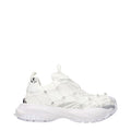 Versace vita tyg sneakers