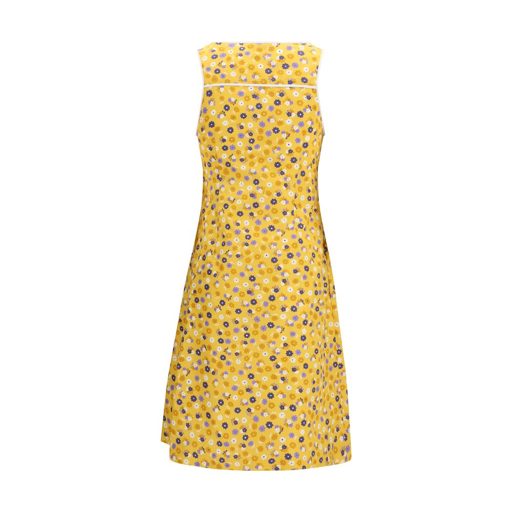 Miu Miu Abito Casual in Cotone Multicolore