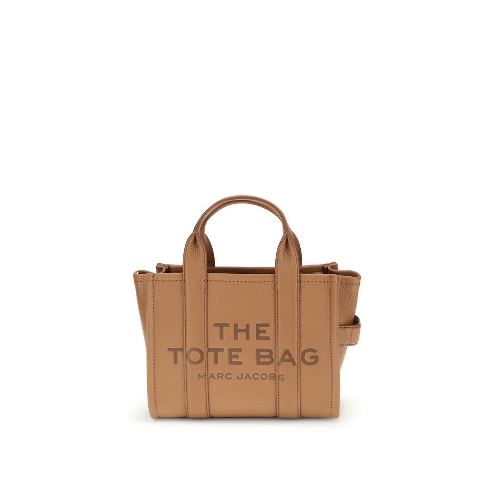Borsa a mano Marc Jacobs in pelle di vitello marrone Bos Taurus