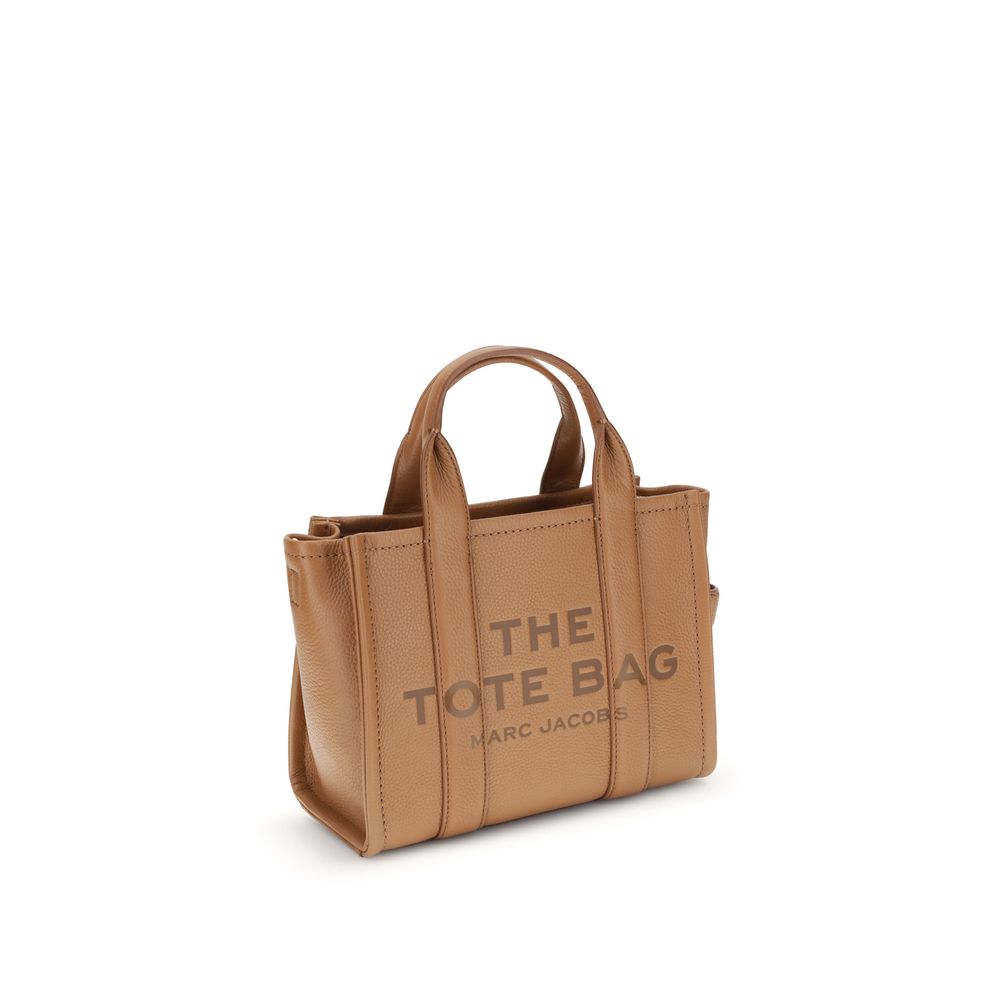 Borsa a mano Marc Jacobs in pelle di vitello marrone Bos Taurus