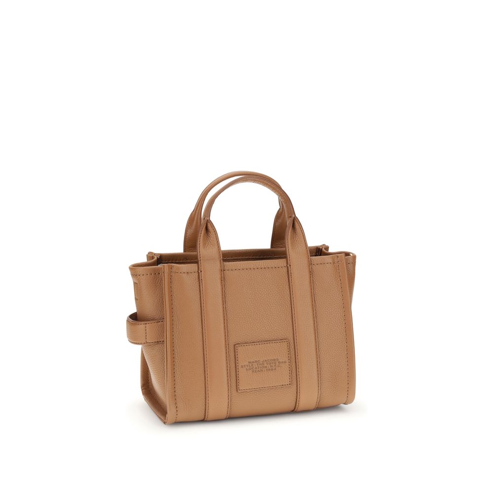 Borsa a mano Marc Jacobs in pelle di vitello marrone Bos Taurus