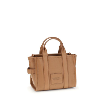Borsa a mano Marc Jacobs in pelle di vitello marrone Bos Taurus