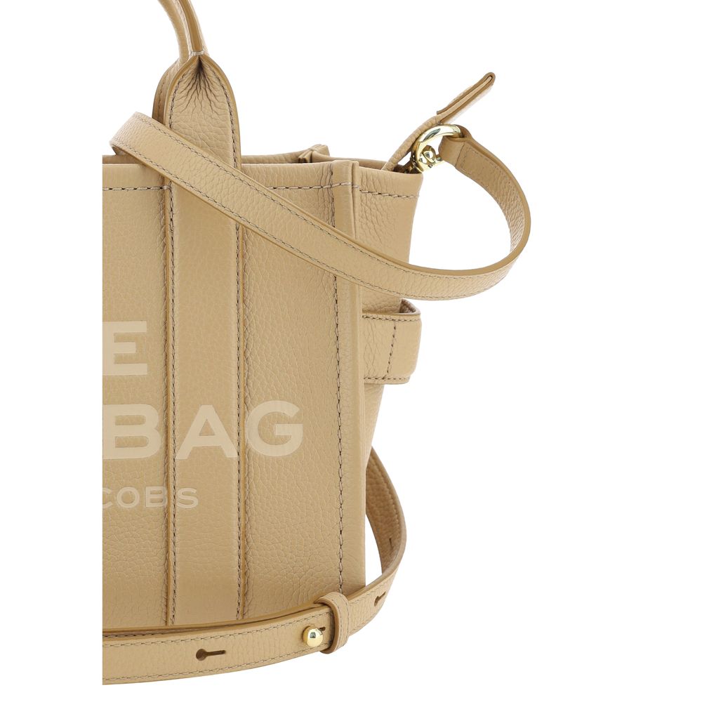Sac à main Marc Jacobs en cuir de veau beige Bos Taurus
