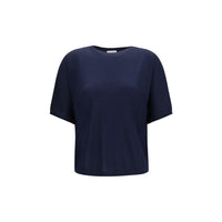 Brunello Cucinelli Maglione Senza Maniche in Cashmere Blu