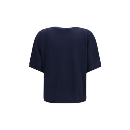 Brunello Cucinelli Maglione Senza Maniche in Cashmere Blu