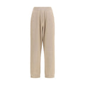 Pantalon décontracté Brunello Cucinelli en cachemire beige