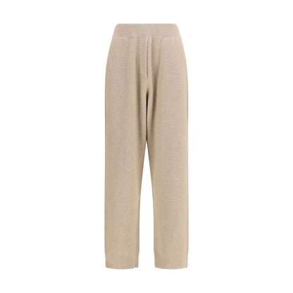 Brunello Cucinelli Pantaloni casual in cashmere beige