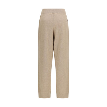 Brunello Cucinelli Pantaloni casual in cashmere beige