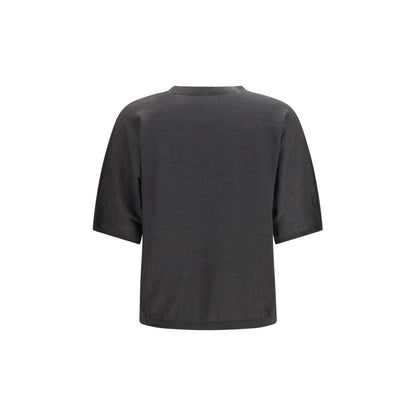Maglione in cashmere grigio Brunello Cucinelli