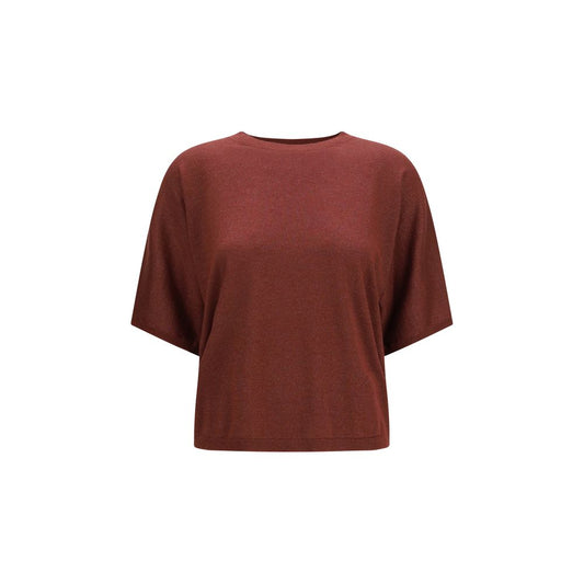 Felpa in cashmere bordeaux Brunello Cucinelli