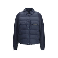 Brunello Cucinelli Blue Polyester Jacket