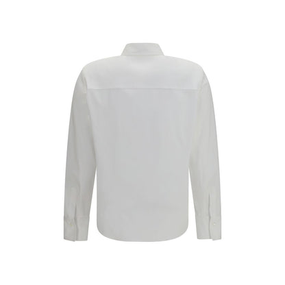 Camicia elegante bianca in cotone Brunello Cucinelli