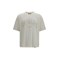 Rappresentare T-shirt di cotone bianca