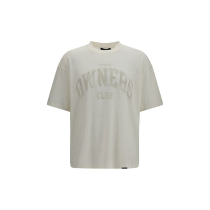 Rappresentare T-shirt di cotone bianca