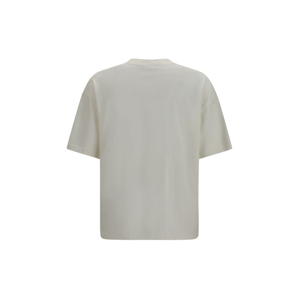 Rappresentare T-shirt di cotone bianca