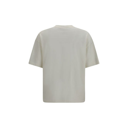 Rappresentare T-shirt di cotone bianca
