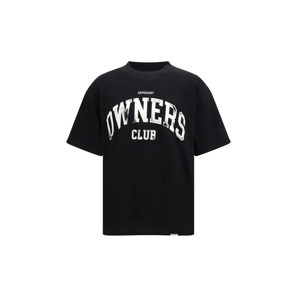 Rappresenta T-shirt in Cotone Nero