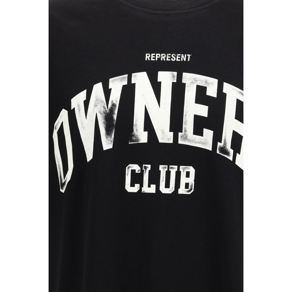 Rappresenta T-shirt in Cotone Nero