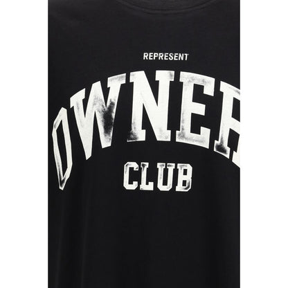 Rappresenta T-shirt in Cotone Nero
