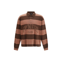 Maglietta polo di cotone marrone