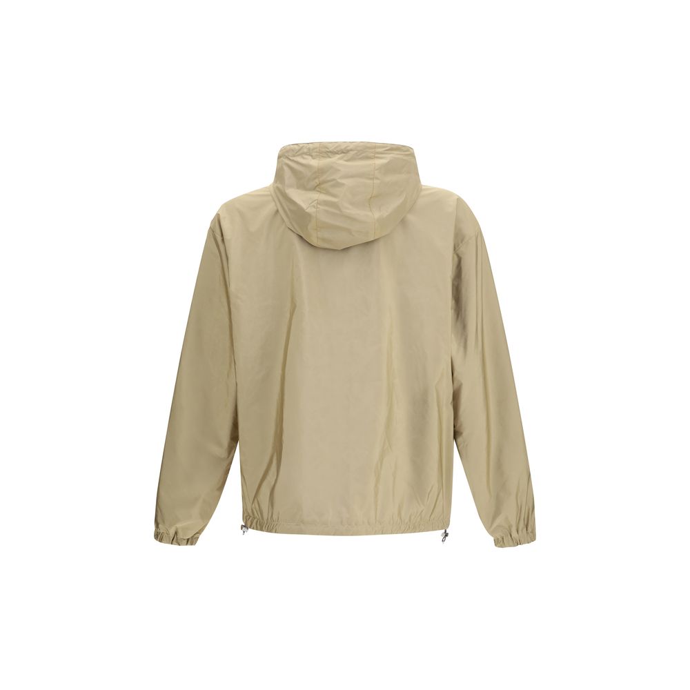 Giacca Prada beige in nylon riciclato
