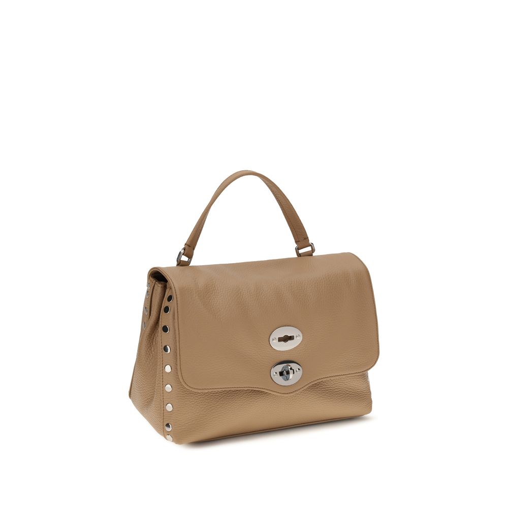 Borsa Zanellato in pelle di vitello beige Bos Taurus