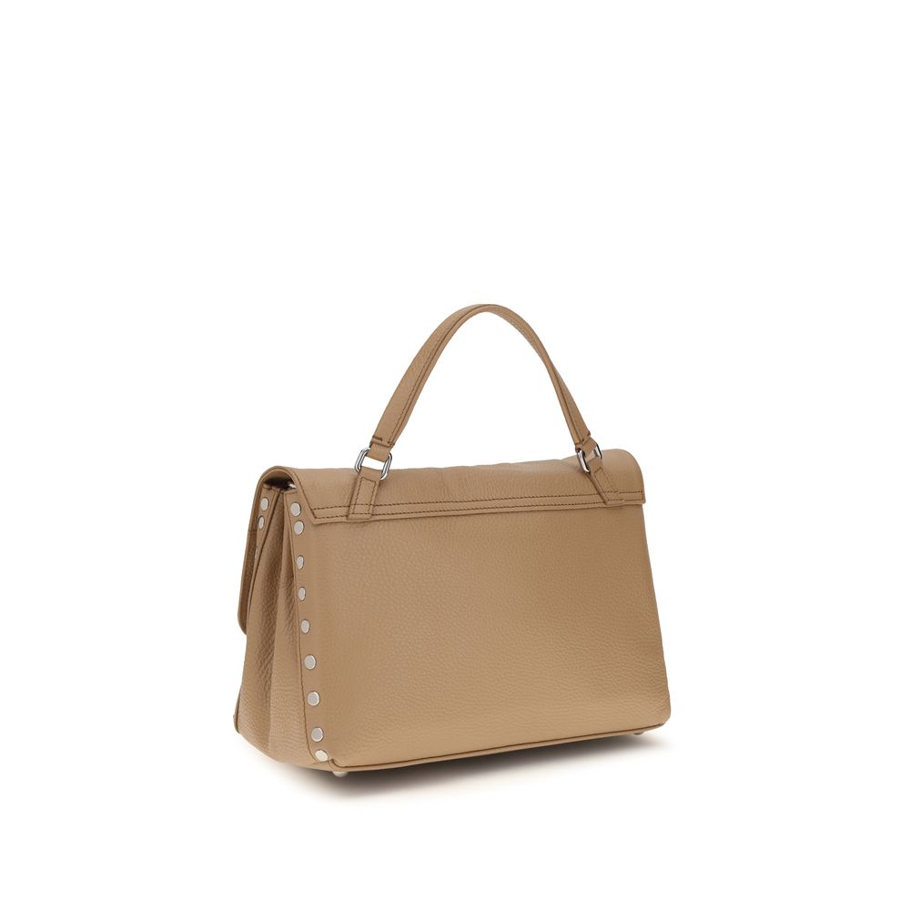 Borsa Zanellato in pelle di vitello beige Bos Taurus
