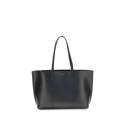 Tory Burch Borsa in pelle di vitello nera Bos Taurus
